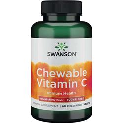 Swanson Witamina C 500 mg 60 tabletek do ssania